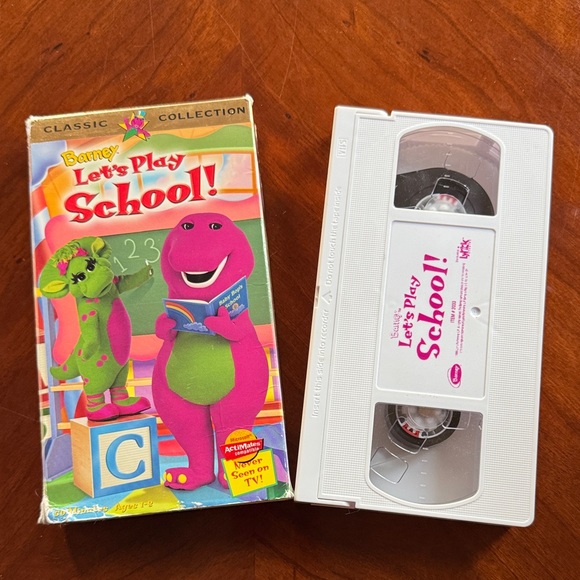 Other - Barney Let's Play School VHS Tape